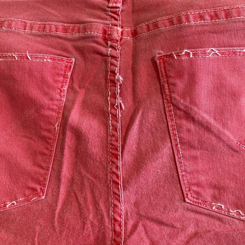 Hudson Skinny Jeans Womens 28 Faded Pink Stretch Denim WM407JFD Made in USA - Picture 14 of 16